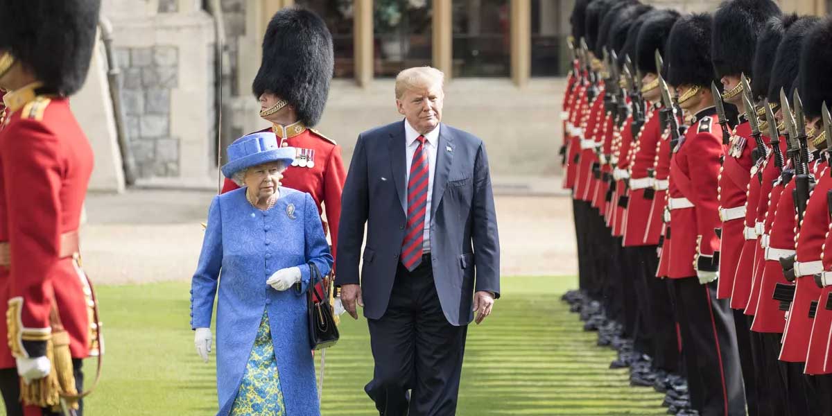 Queen Elizabeth - Donald Trump