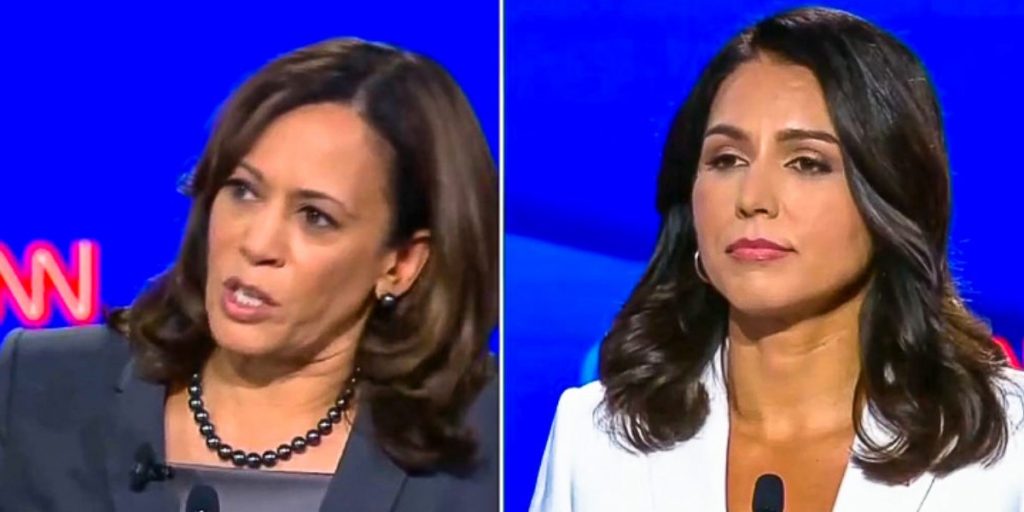Tulsi Gabbard And Kamala Harris Go Head To Head At Debate
